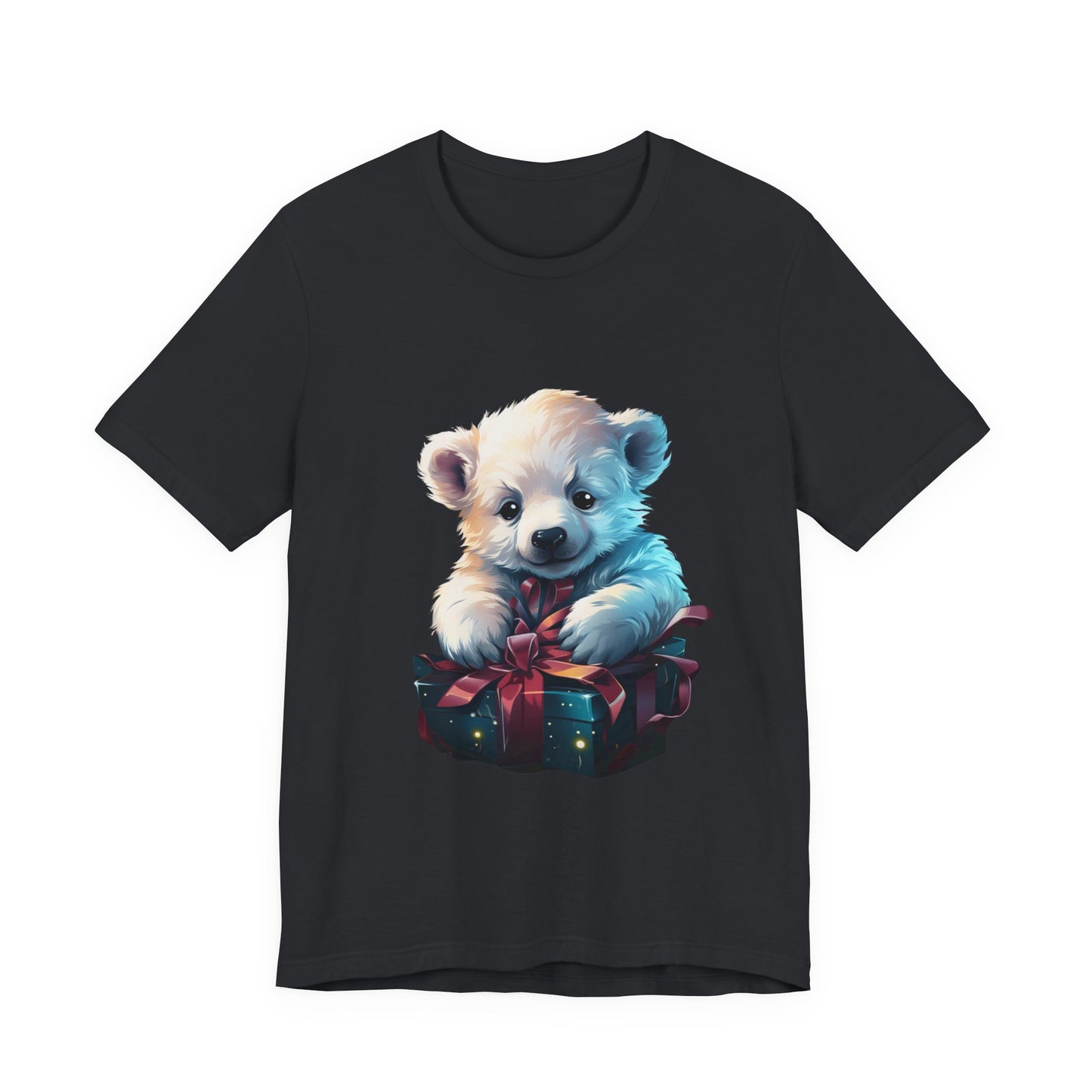 Cute Polar Bear Christmas T-Shirt Gift Tee