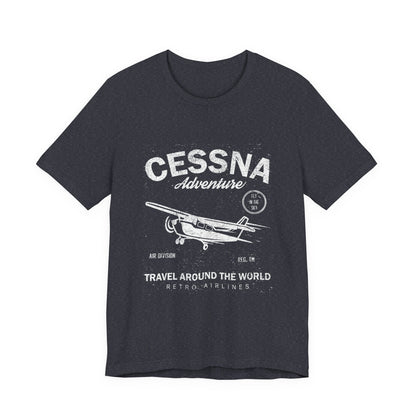 Distressed Aviation Tee for Pilots and Plane Lovers