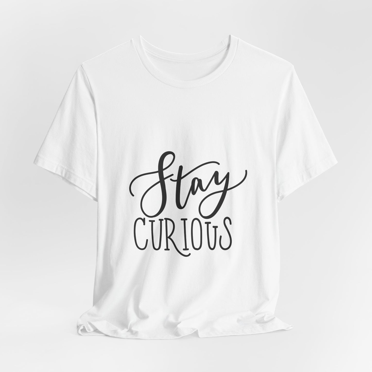 Stay Curious T-Shirt Inspirational Quote Tee