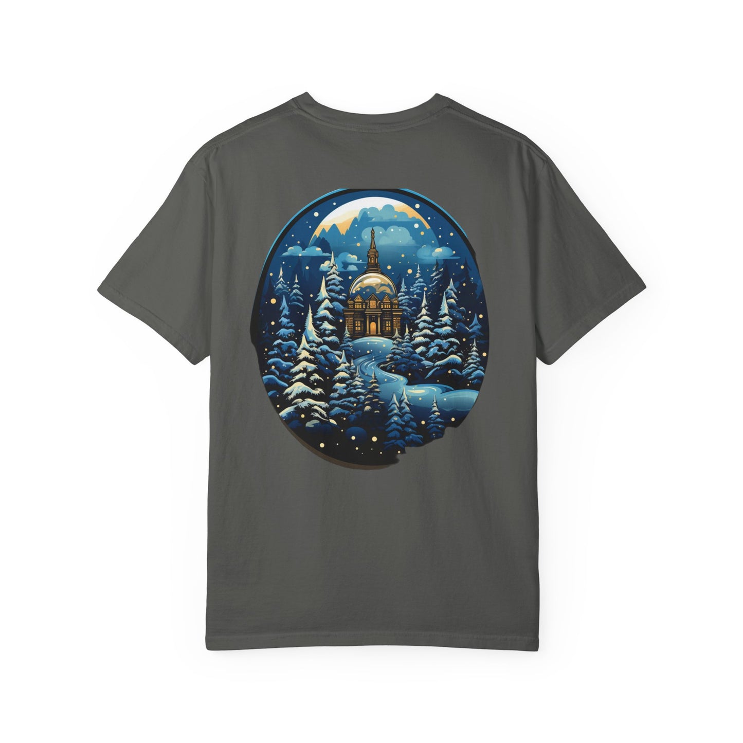 Snow Globe Christmas Heavyweight Tee Winter Village