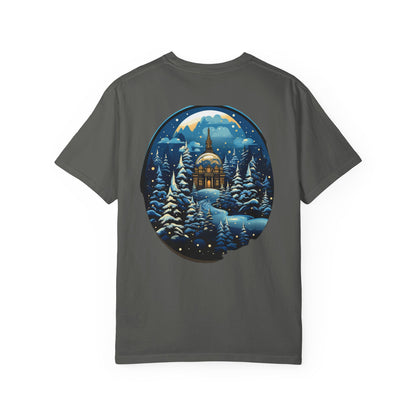 Snow Globe Christmas Heavyweight Tee Winter Village