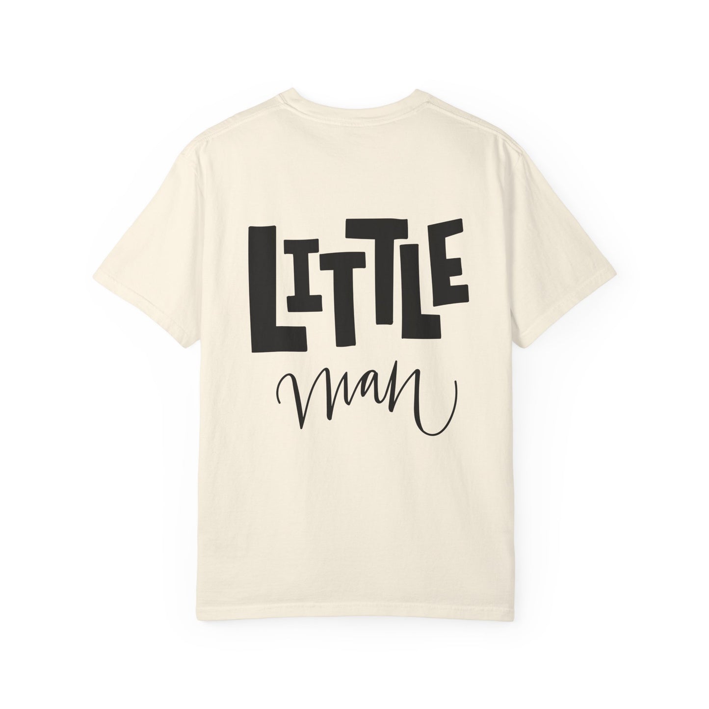 Little Man Tee Cute Toddler Boy Garment-Dyed