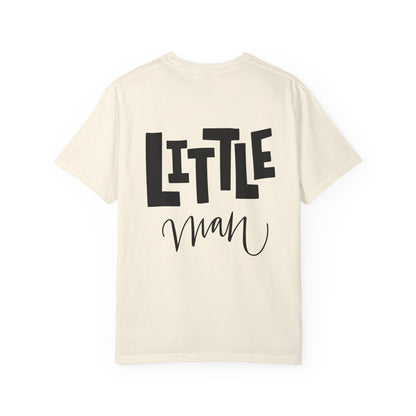 Little Man Tee Cute Toddler Boy Garment-Dyed