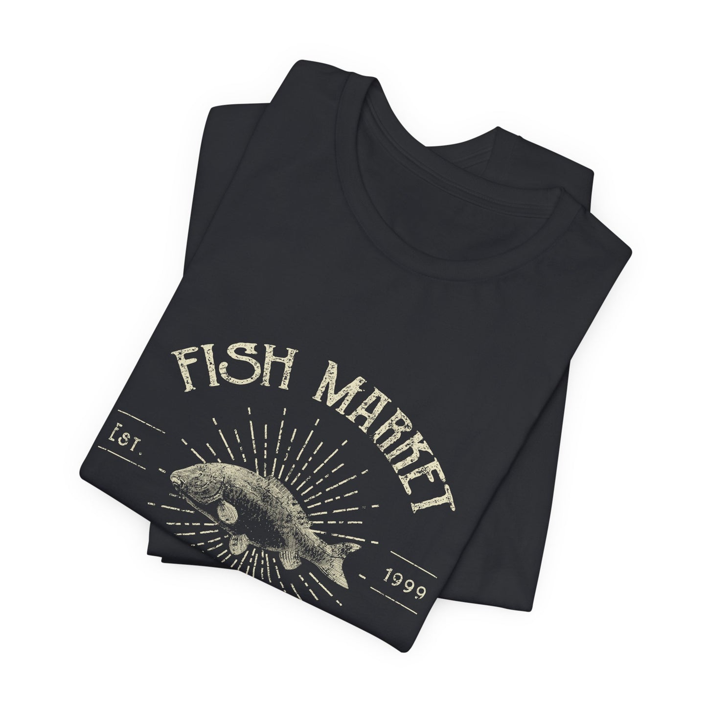 Fish Market Vintage Tee Est. 1999 Fishing Shirt