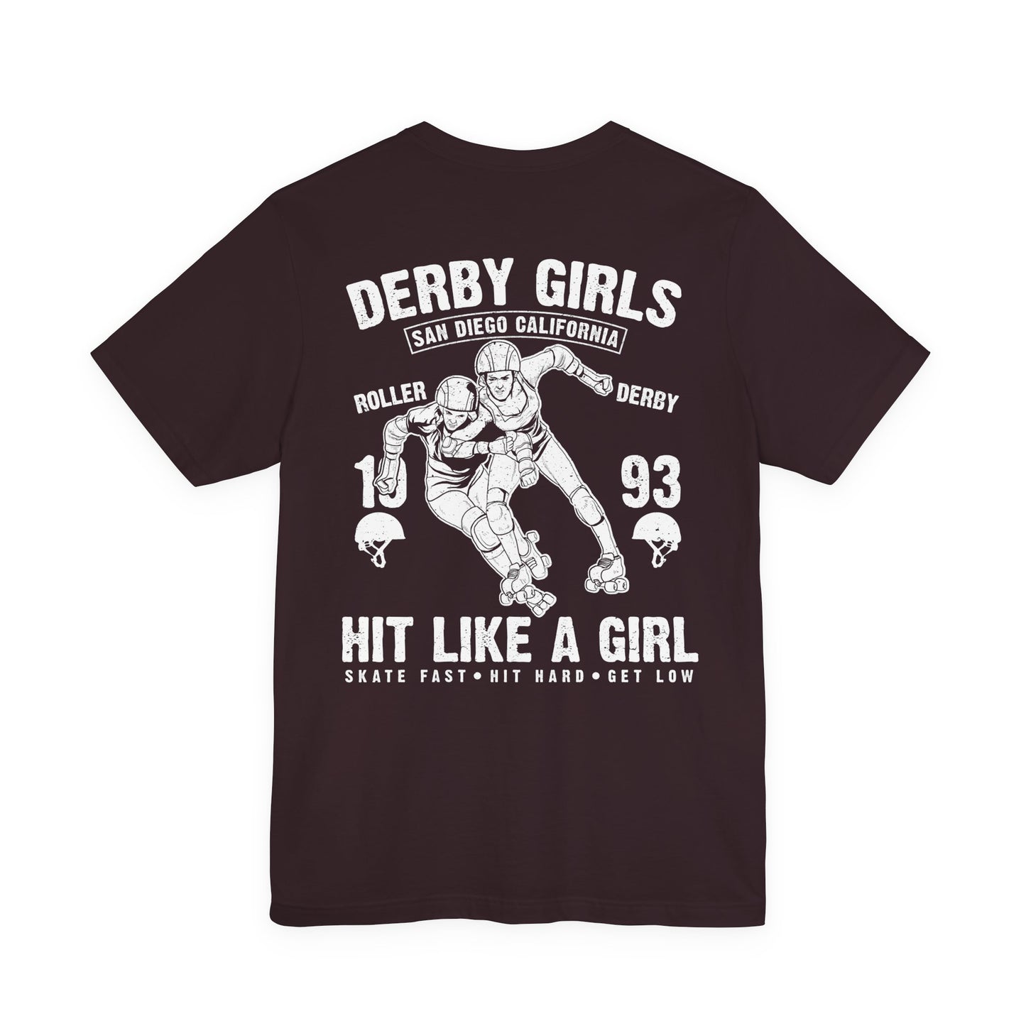 Derby Girls T-Shirt Roller Skating Gift Tee