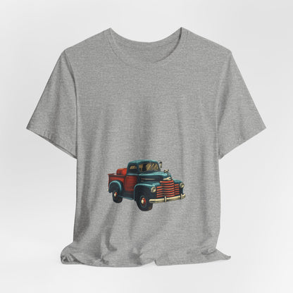 Vintage Christmas Truck T-Shirt Retro Holiday