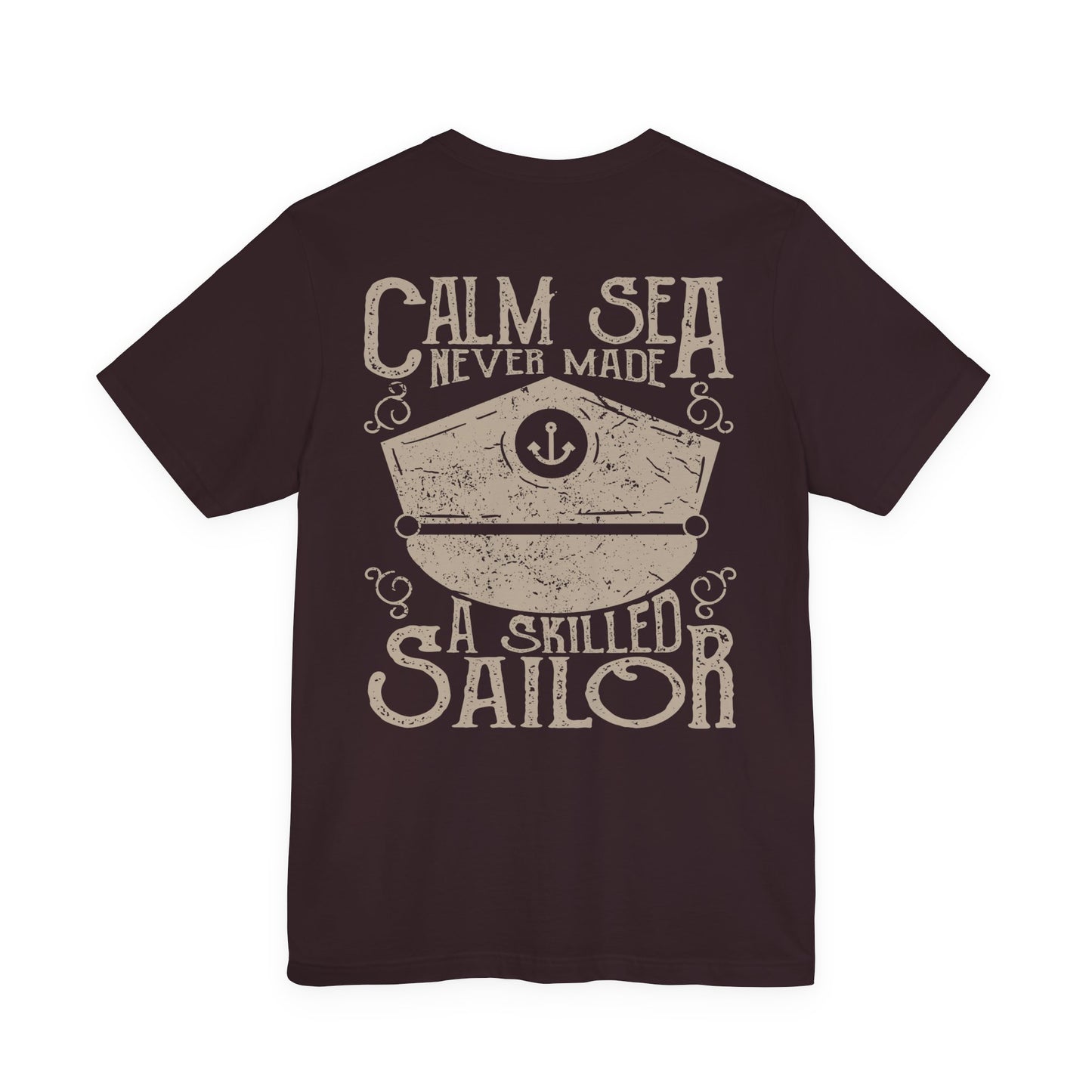 Calm Sea Skilled Sailor T-Shirt Nautical Tee