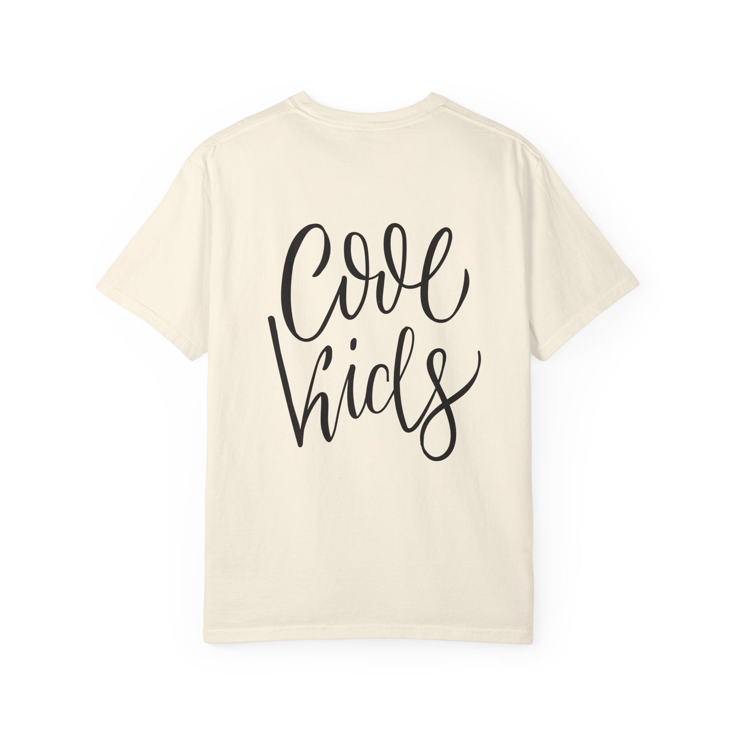 Cool Kids Garment-Dyed Tee Hand Lettered Script