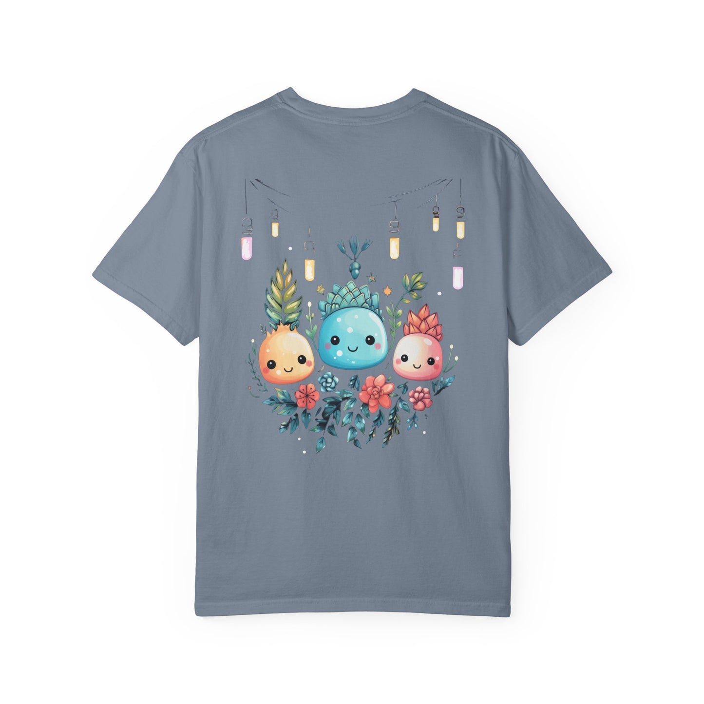 Kawaii Christmas Succulent Garment-Dyed Tee