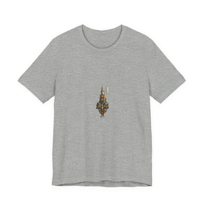 Fantasy Castle Book Christmas T-Shirt