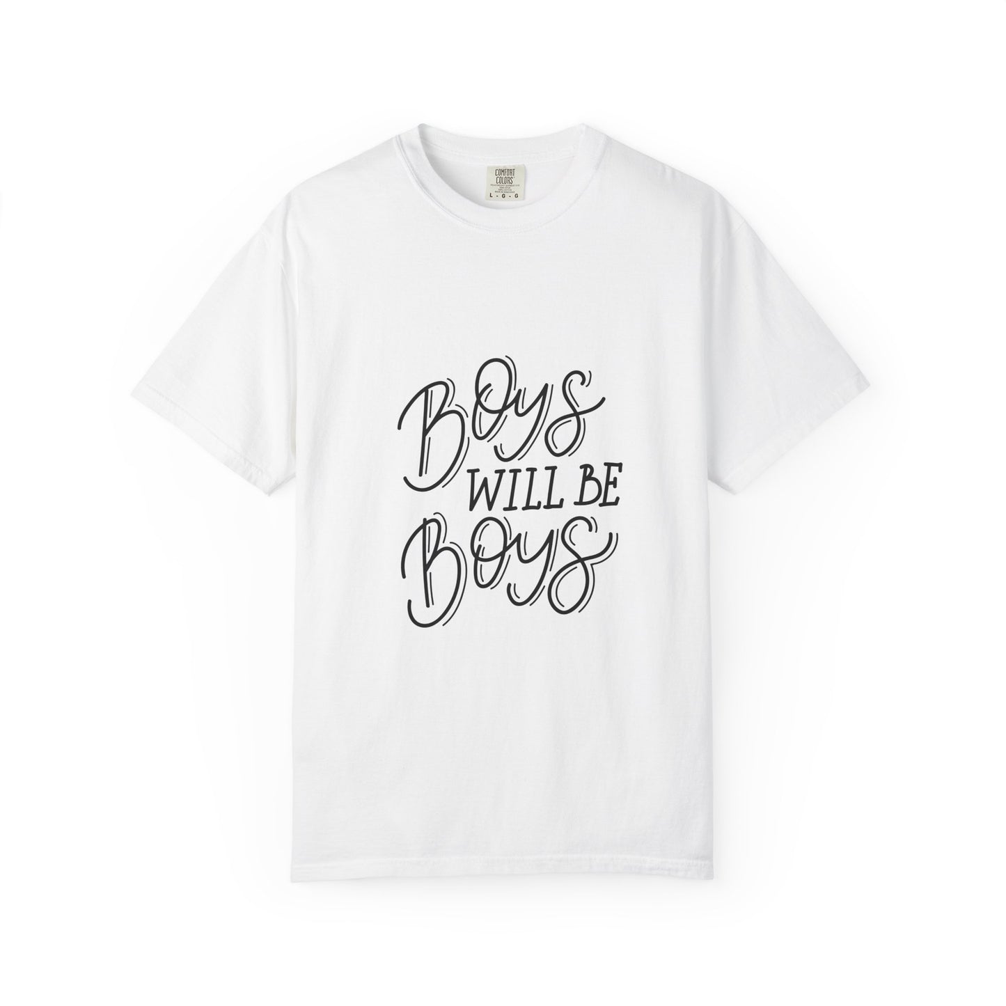 Boys Will Be Boys Garment-Dyed Kids Tee