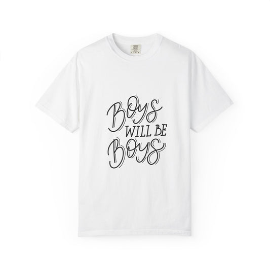 Boys Will Be Boys Garment-Dyed Kids Tee