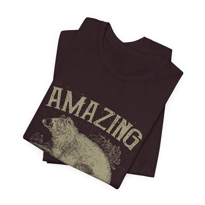 Amazing Wildlife Bear T-Shirt Vintage Outdoors