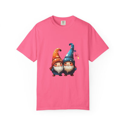 Gnome Couple Christmas Garment-Dyed Tee Lights