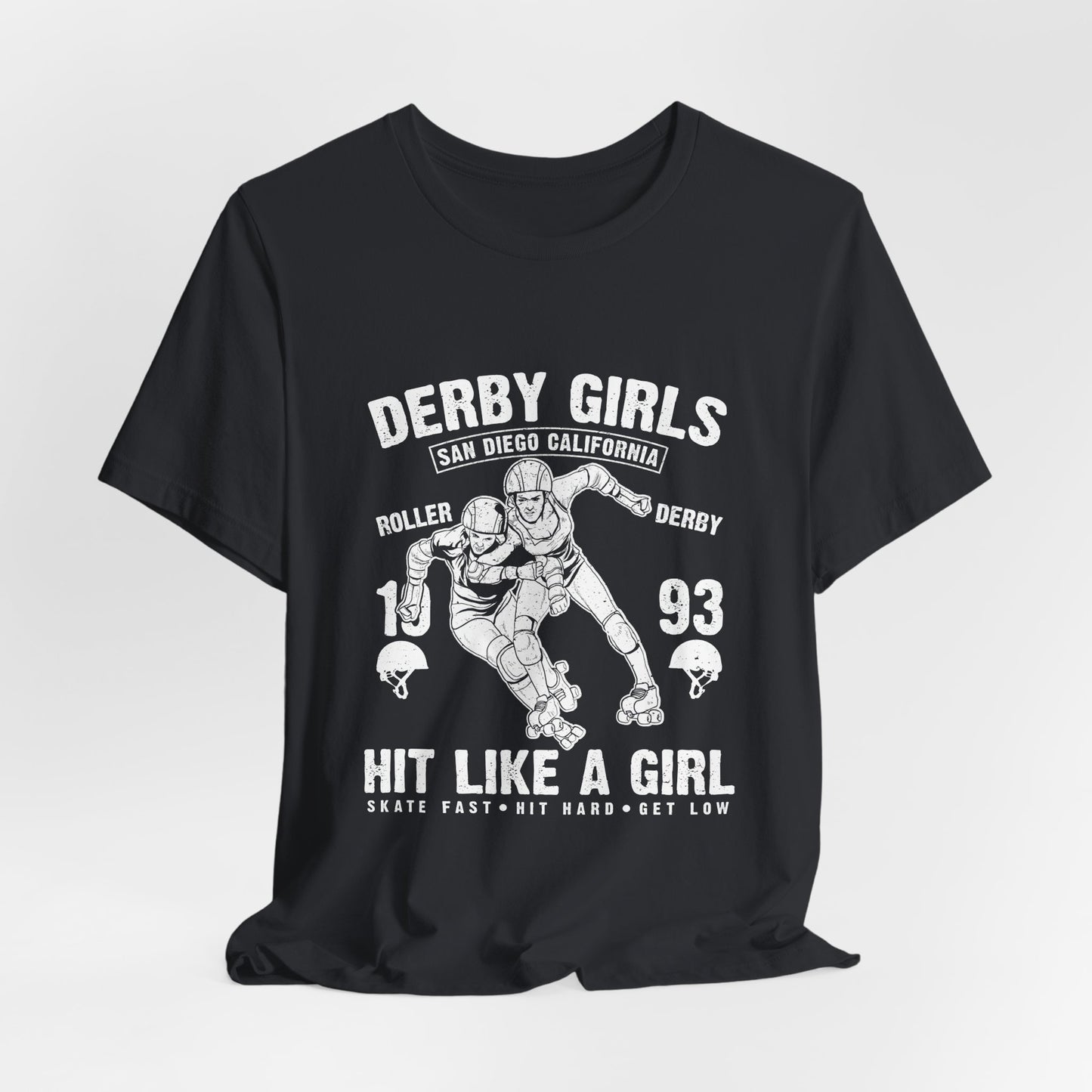 Derby Girls T-Shirt Roller Skating Gift Tee