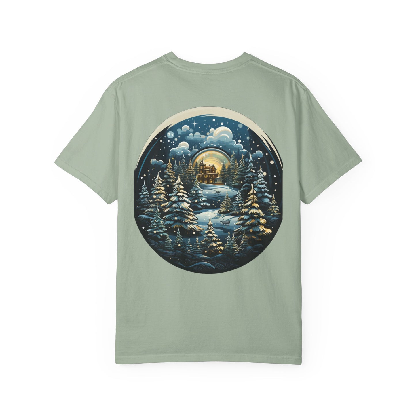 Snow Globe Christmas Garment-Dyed Tee Winter