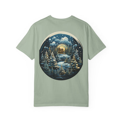 Snow Globe Christmas Garment-Dyed Tee Winter