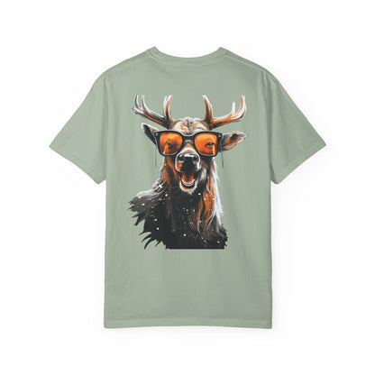 Cool Deer Sunglasses Christmas Heavyweight Tee