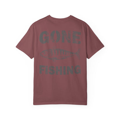 Gone Fishing Heavyweight Garment-Dyed Vintage Tee
