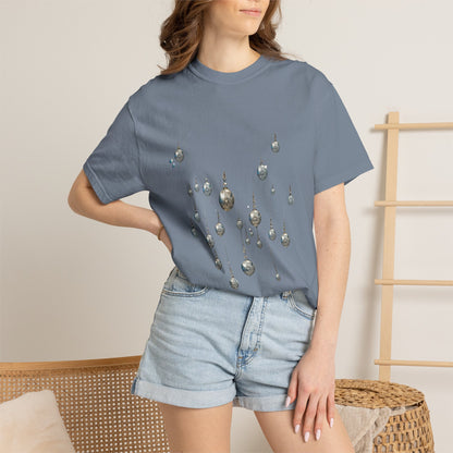Elegant Christmas Ornaments Tee | Heavyweight