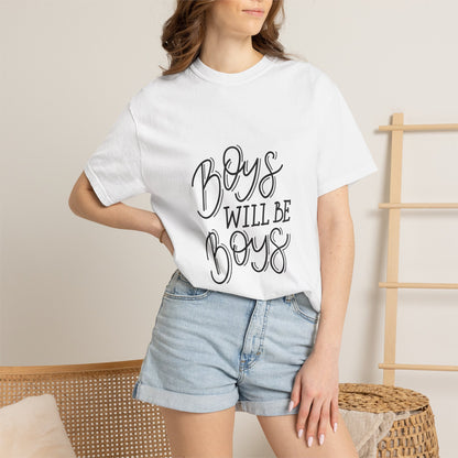 Boys Will Be Boys Garment-Dyed Kids Tee