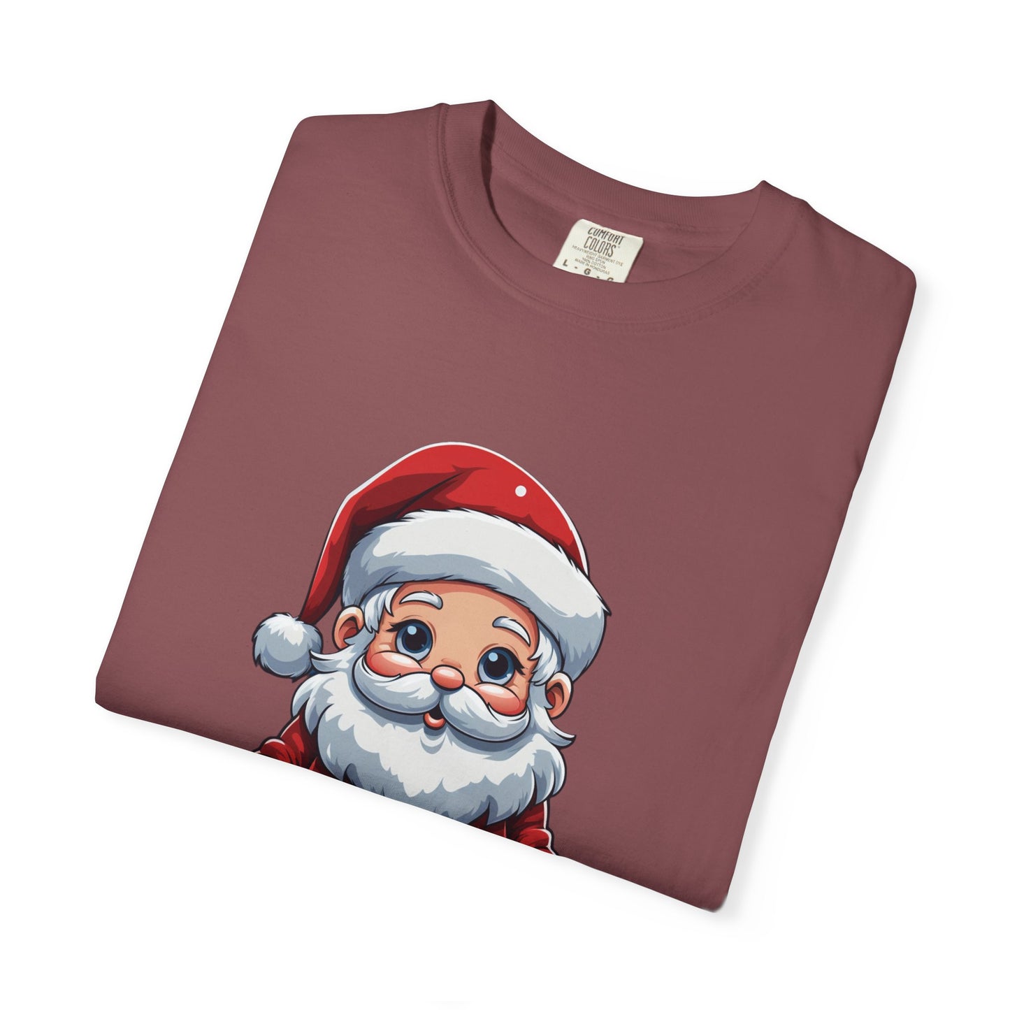 Cute Santa Claus Christmas Garment-Dyed Tee