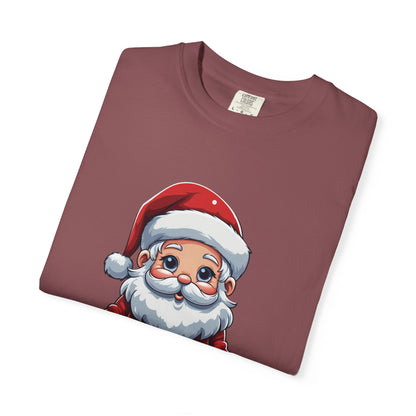 Cute Santa Claus Christmas Garment-Dyed Tee