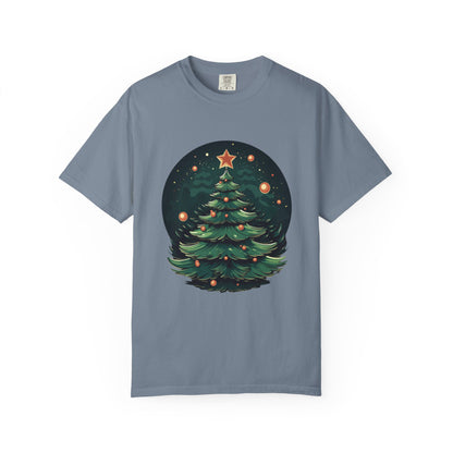 Retro Christmas Tree Heavyweight Garment-Dyed Tee