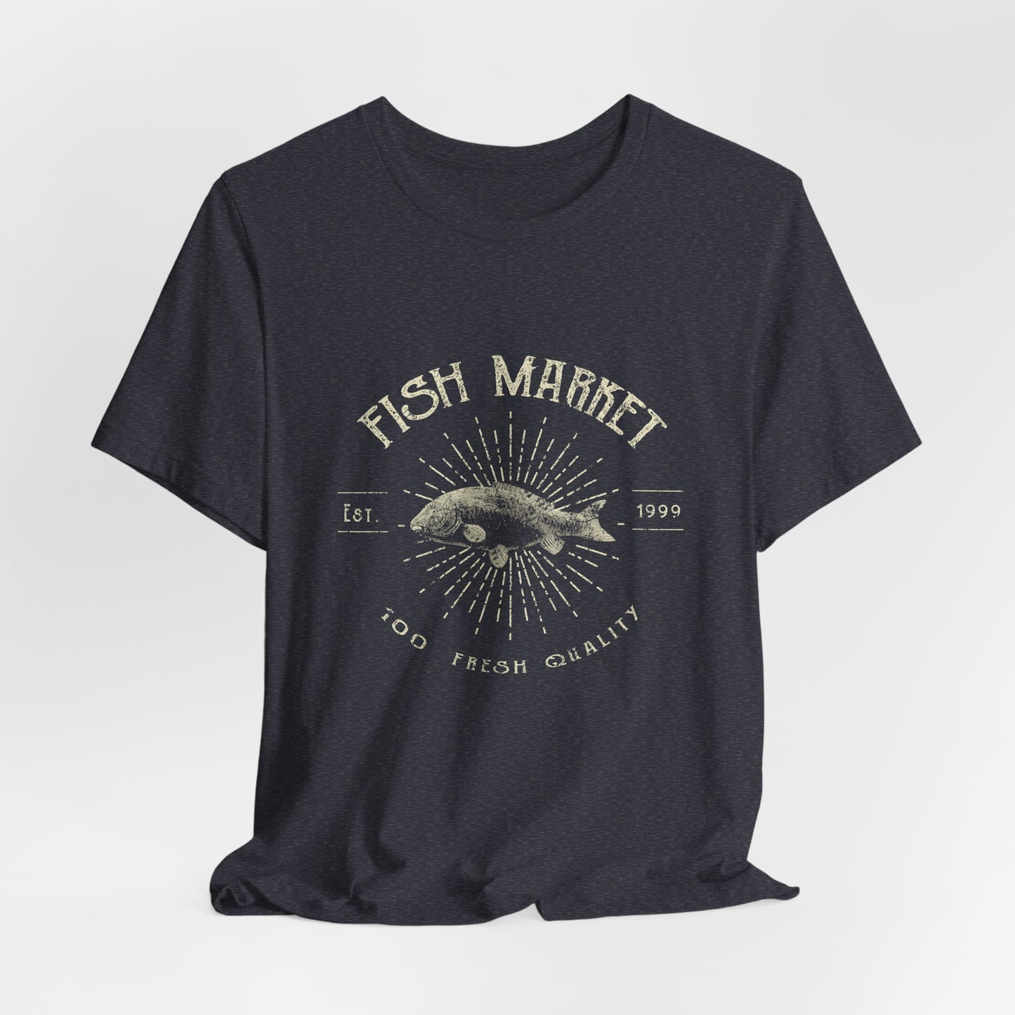 Fish Market Vintage Tee Est. 1999 Fishing Shirt