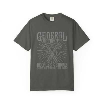 General Contractor Funny Heavyweight Tee Gift