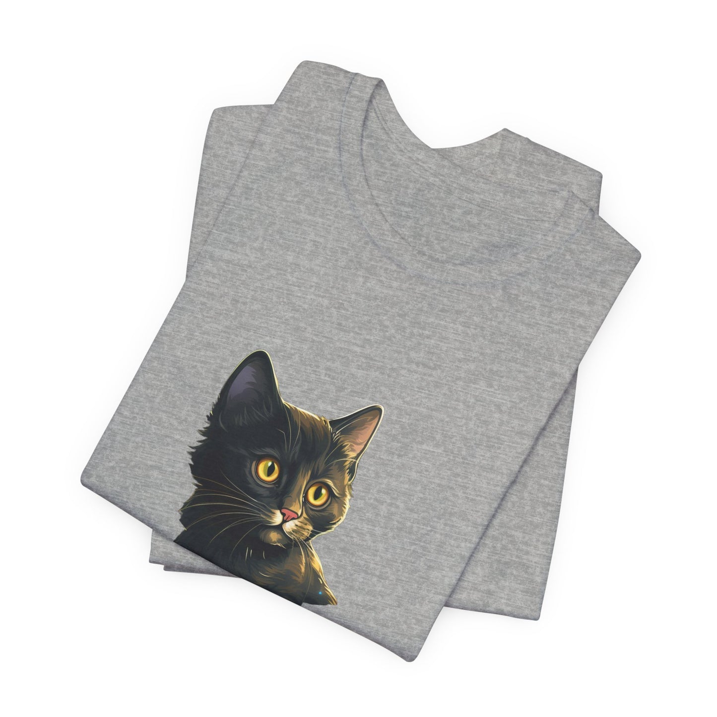 Christmas Cat in Tree T-Shirt Funny Holiday Tee