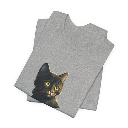 Christmas Cat in Tree T-Shirt Funny Holiday Tee