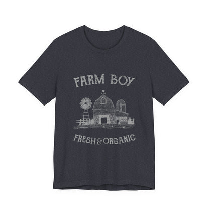 Farm Boy T-Shirt Fresh & Organic Barn Tee