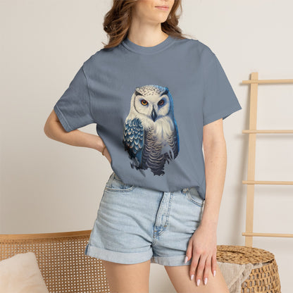 Snowy Owl Christmas Garment-Dyed Tee Winter