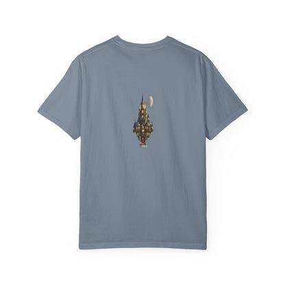 Fantasy Castle Book Christmas Heavyweight Tee