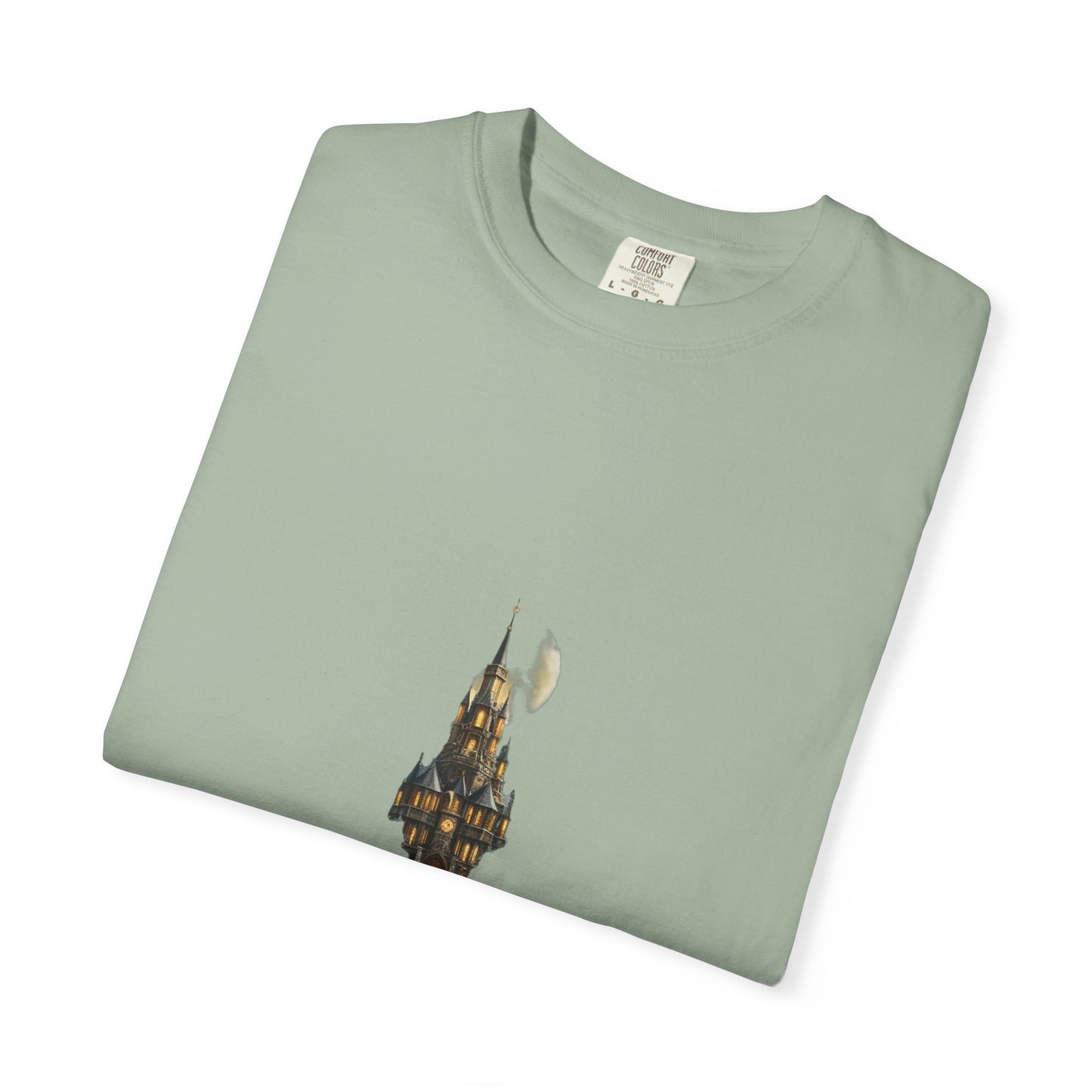 Fantasy Castle Book Christmas Heavyweight Tee