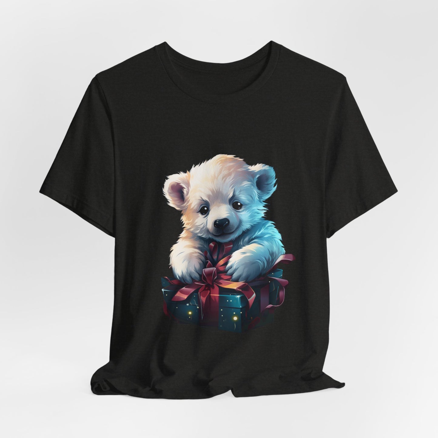 Cute Polar Bear Christmas T-Shirt Gift Tee