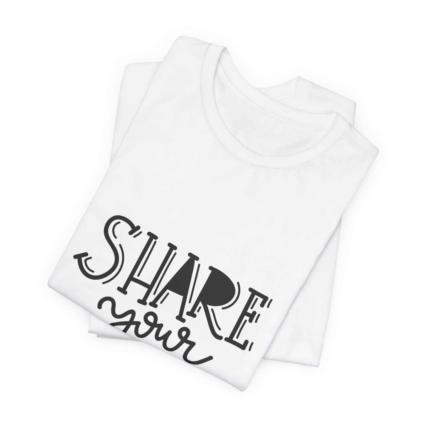 Share Your Toys T-Shirt Kids Lettering Tee