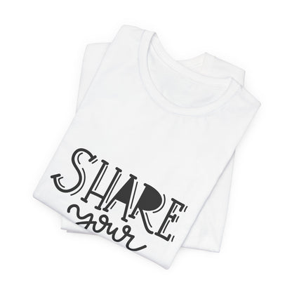 Share Your Toys T-Shirt Kids Lettering Tee