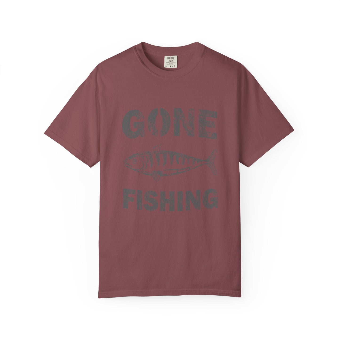 Gone Fishing Heavyweight Garment-Dyed Vintage Tee