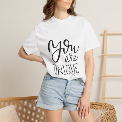 You Are Unique Tee Garment-Dyed Vintage Wash