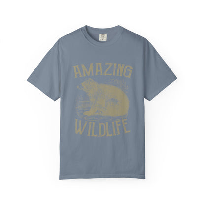 Amazing Wildlife Bear Heavyweight Garment-Dyed Tee