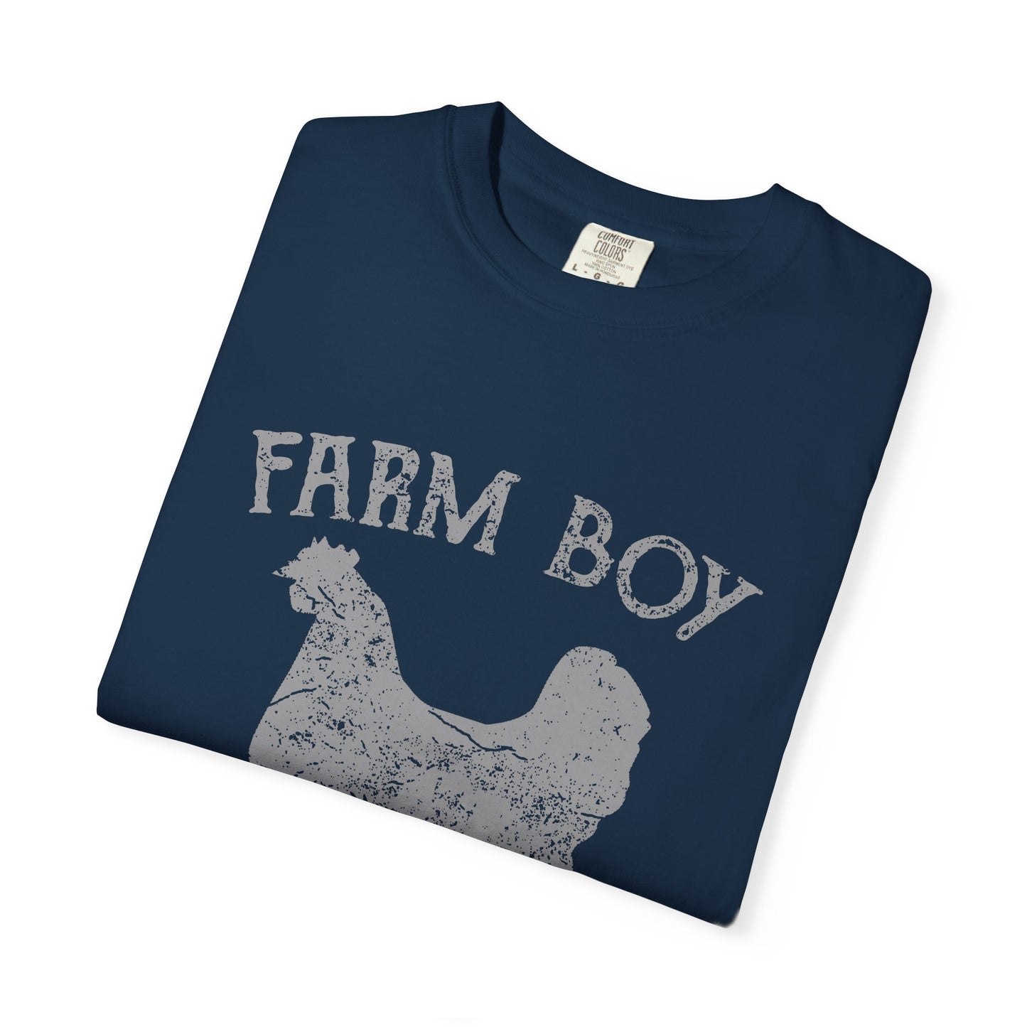 Farm Boy Rooster Garment-Dyed Heavyweight Tee
