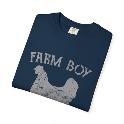 Farm Boy Rooster Garment-Dyed Heavyweight Tee