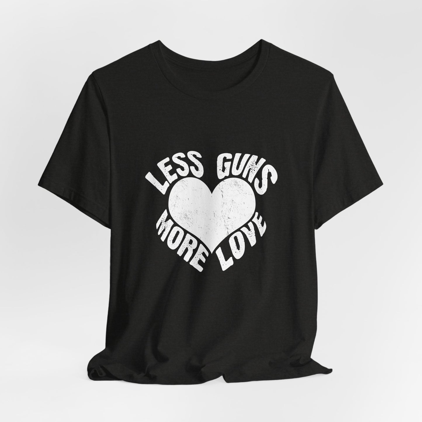 Less Guns More Love T-Shirt | Peace Graphic Tee