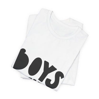 Boys Rule T-Shirt Fun Bold Kids Tee