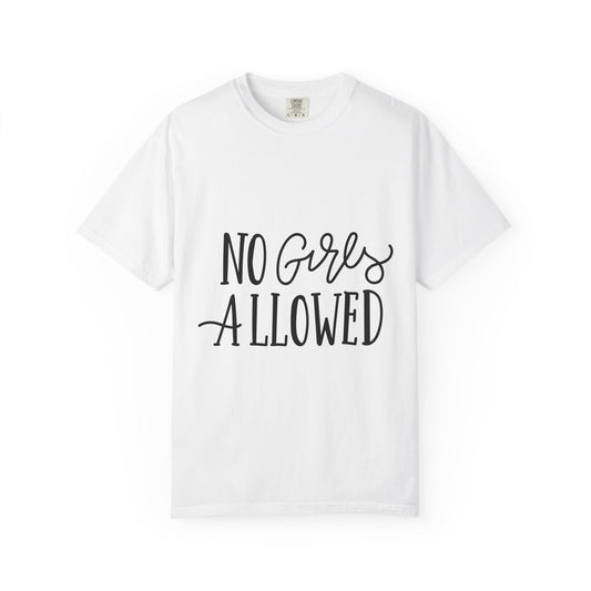 No Girls Allowed Boys Garment-Dyed Tee