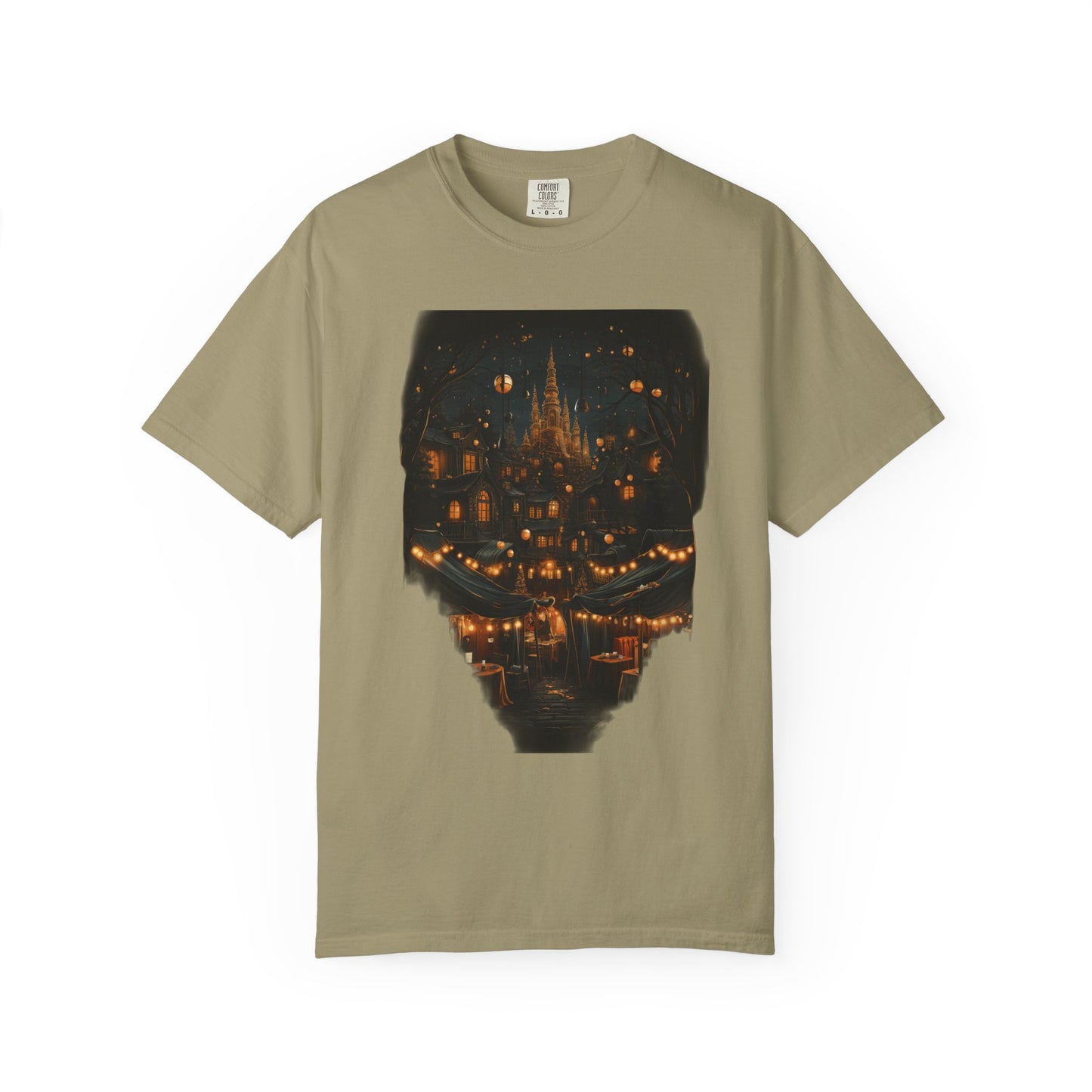 Magical Christmas Village Garment-Dyed Tee