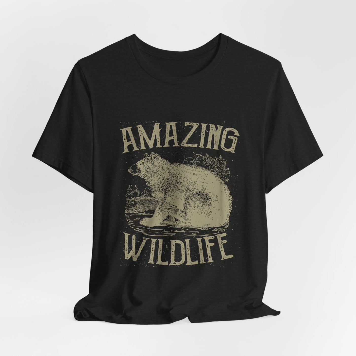 Amazing Wildlife Bear T-Shirt Vintage Outdoors