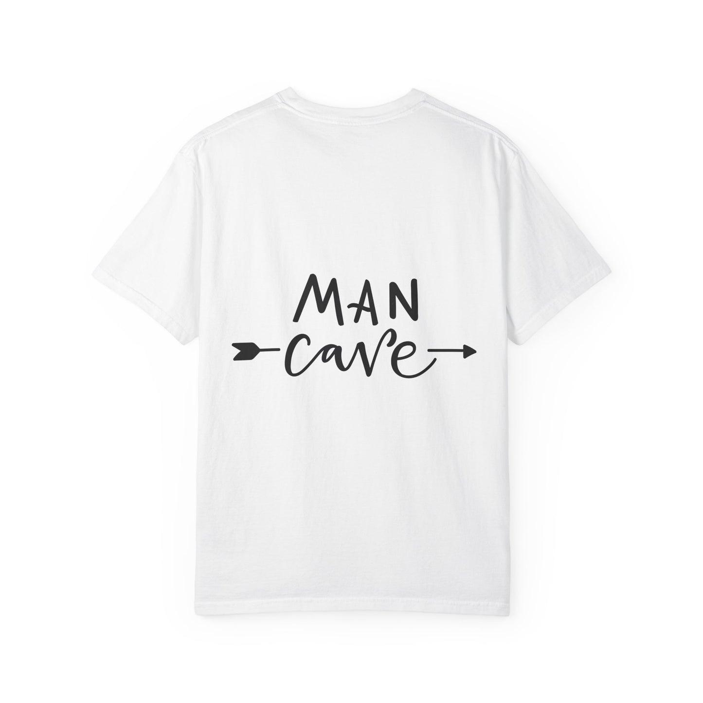 Man Cave Garment-Dyed Tee with Arrow Graphic